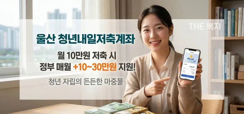 울산 청년 300만원 저축하면 1000만원 넘게 돌려받는다.